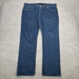 Diamond Supply Mined Denim Jeans Mens 40x32 (Tag 38) Straight Blue Denim Y2K